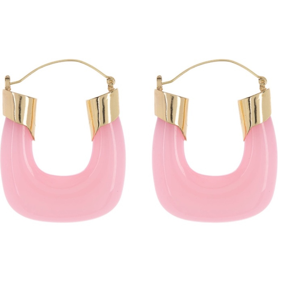 Pink earrings